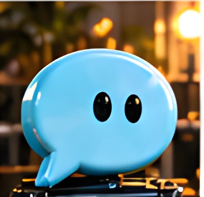 The Social Media Manager character on the studio floor.